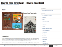 Tablet Screenshot of howtoreadtarot.com